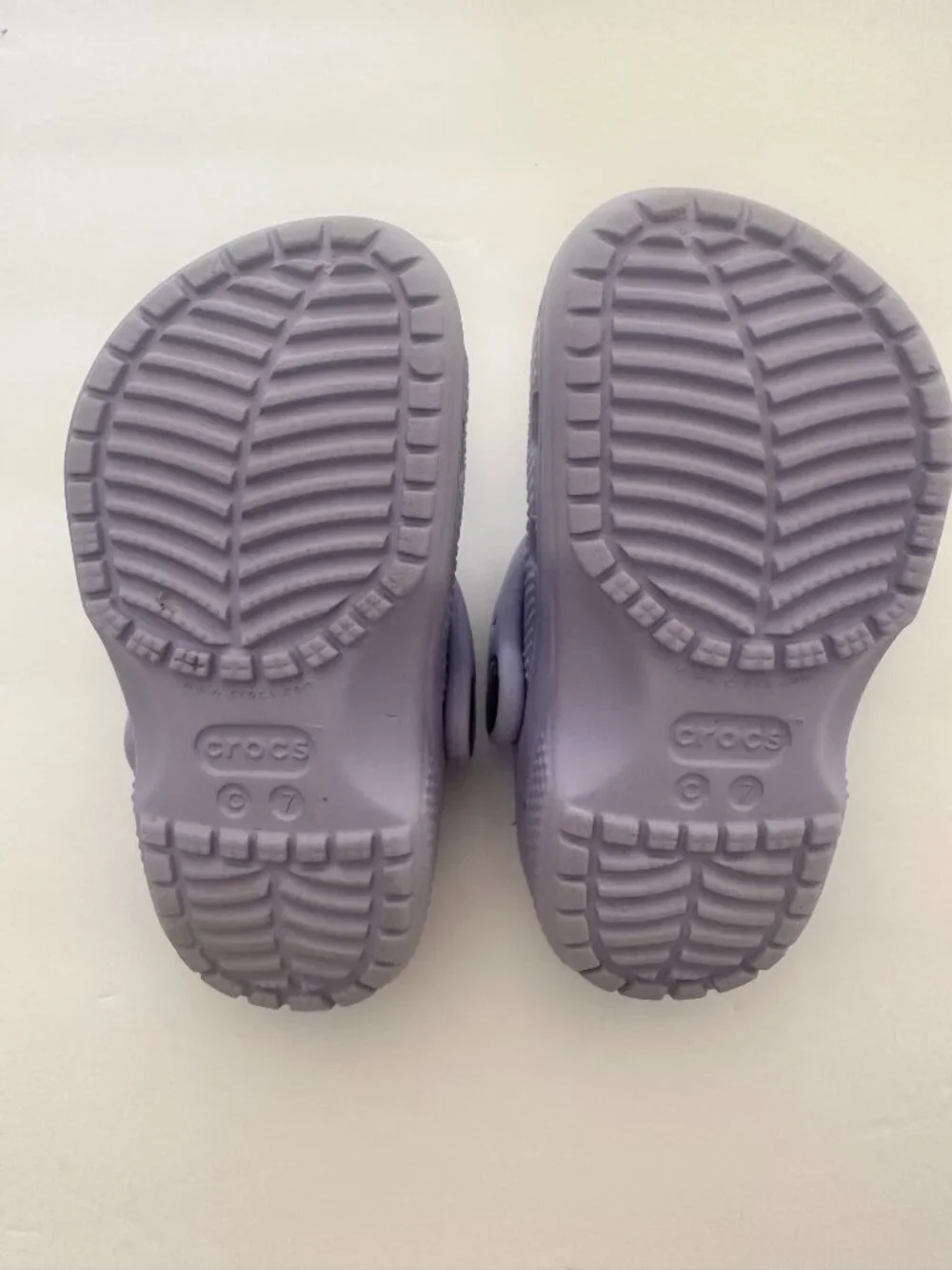 Crocs Shoes Toddler Kids Size 7 Lavendar Slip On Waterproof Vacation Pool Beach